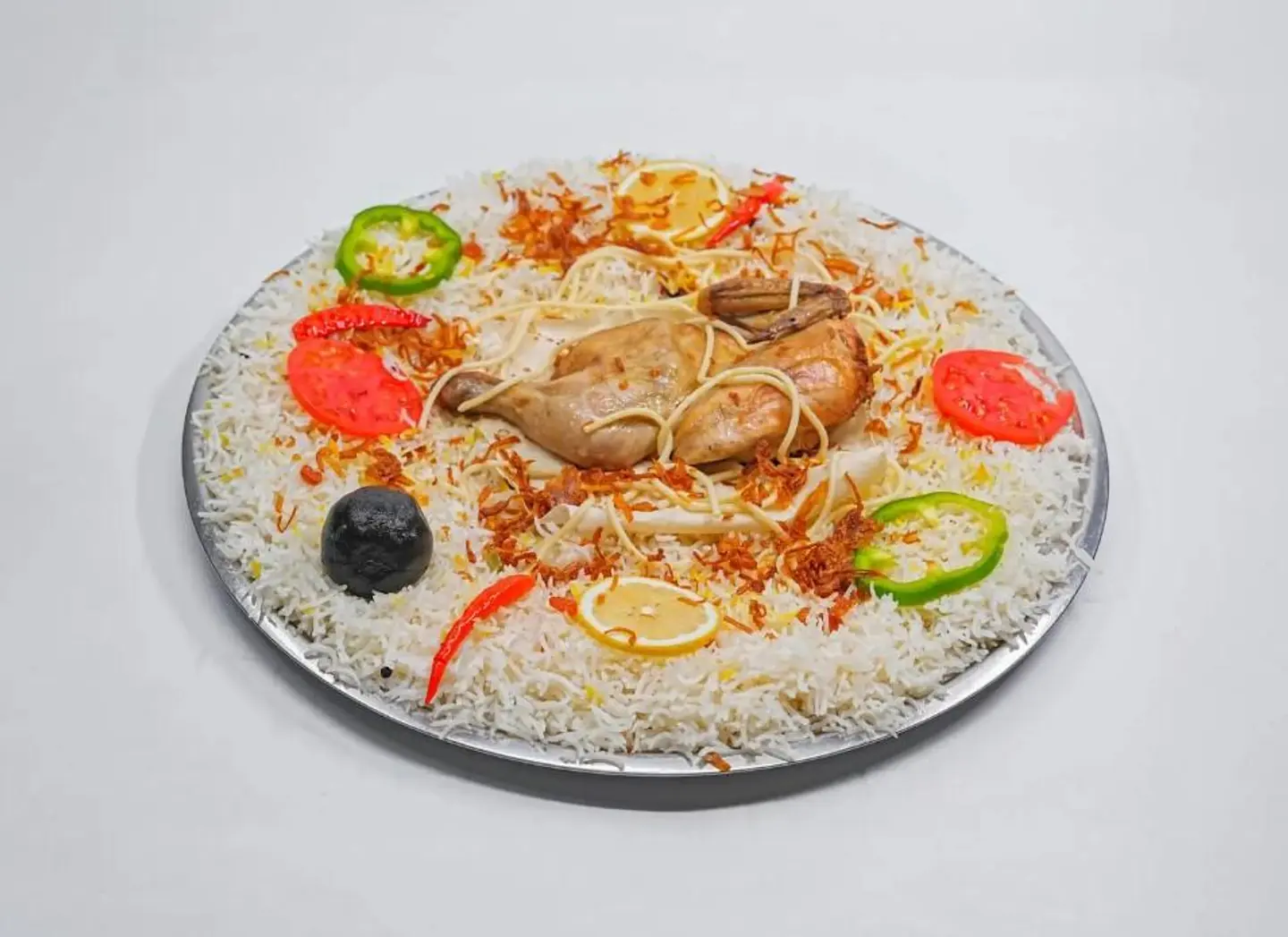 دجاج حنيذ مع الرز