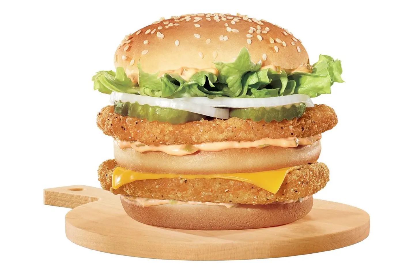 Double Chicken Burger