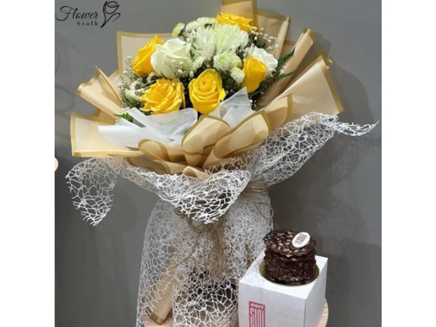 Rochette With Flowers