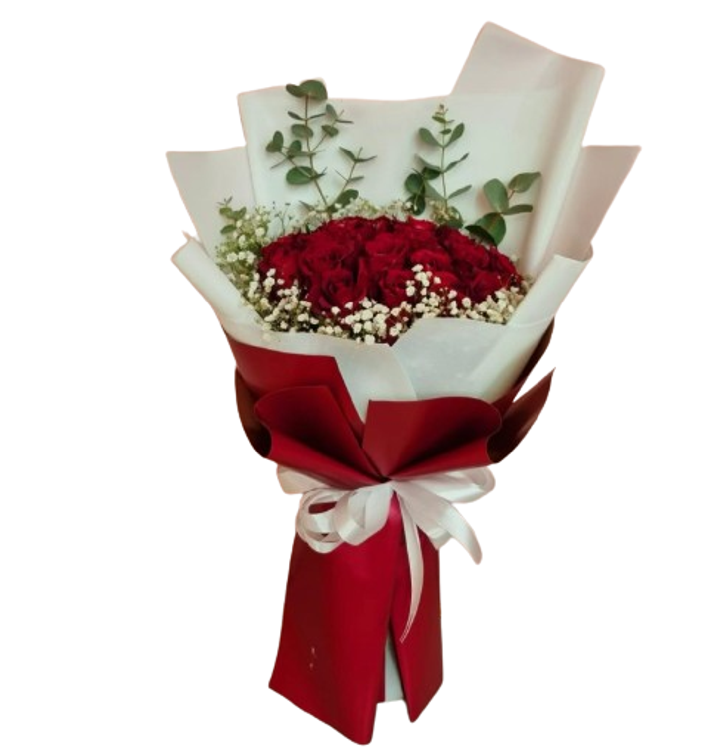 F1 Elegant Bouquet - Rose White