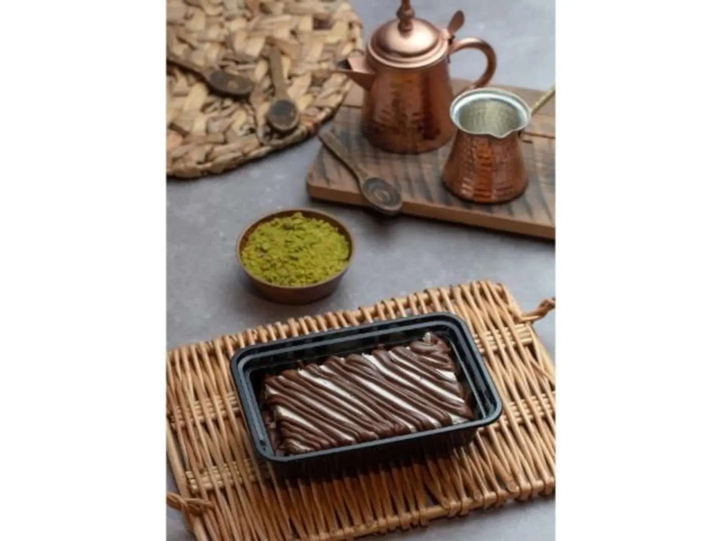 قشطوطة بالنوتيلا مع رز باللبن