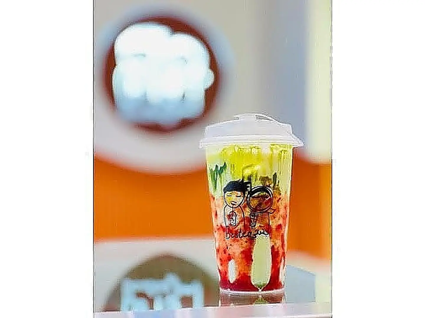 ماتشا وفراولة