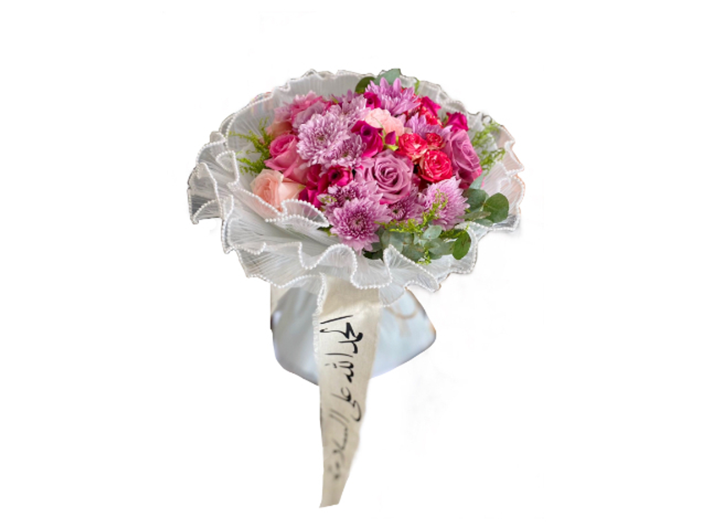 ٢٥- باقة شغف مع العبارة