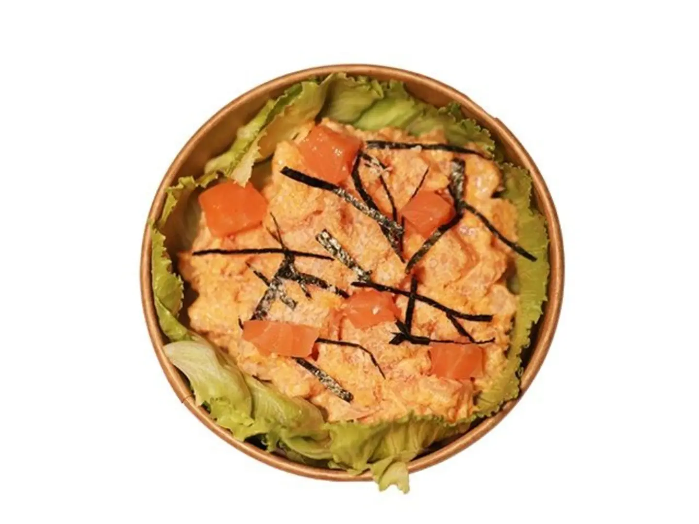 Spicy Crispy Salmon Salad