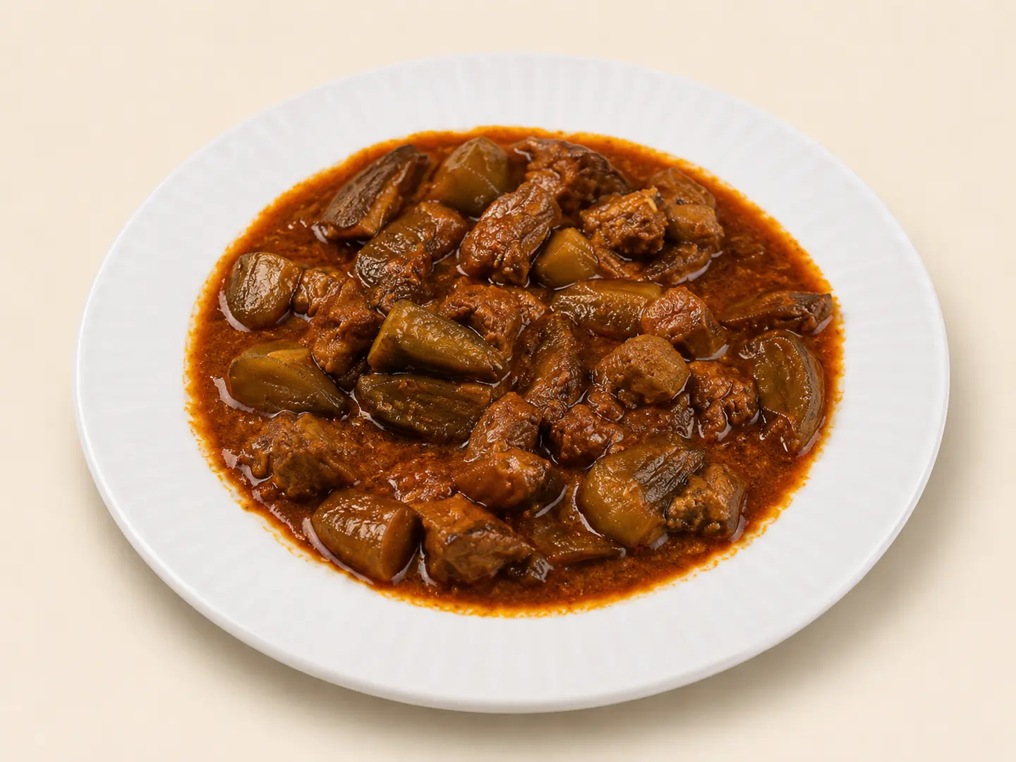 Okra With Hashi Meat