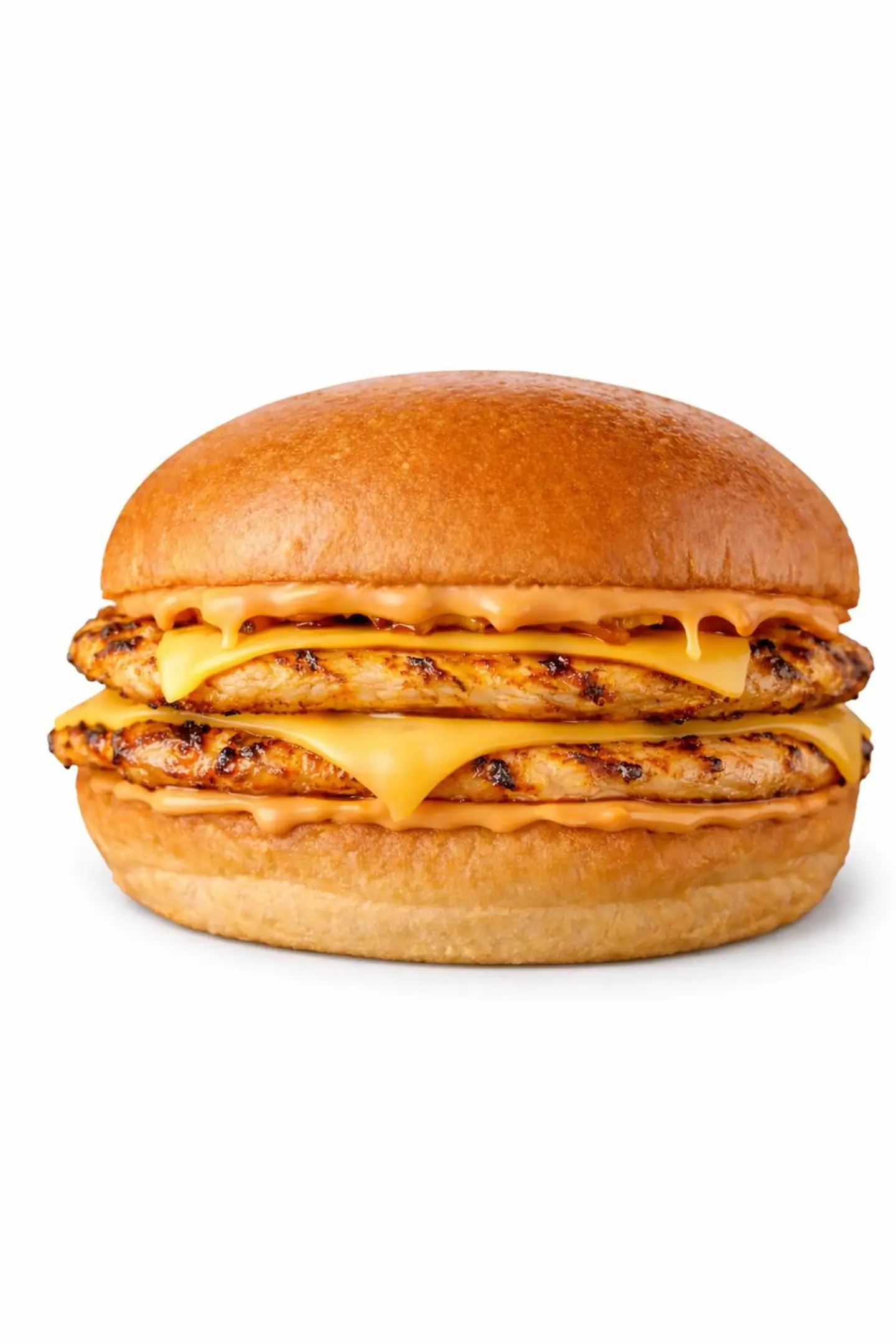 برجر دبل دجاج مشوي