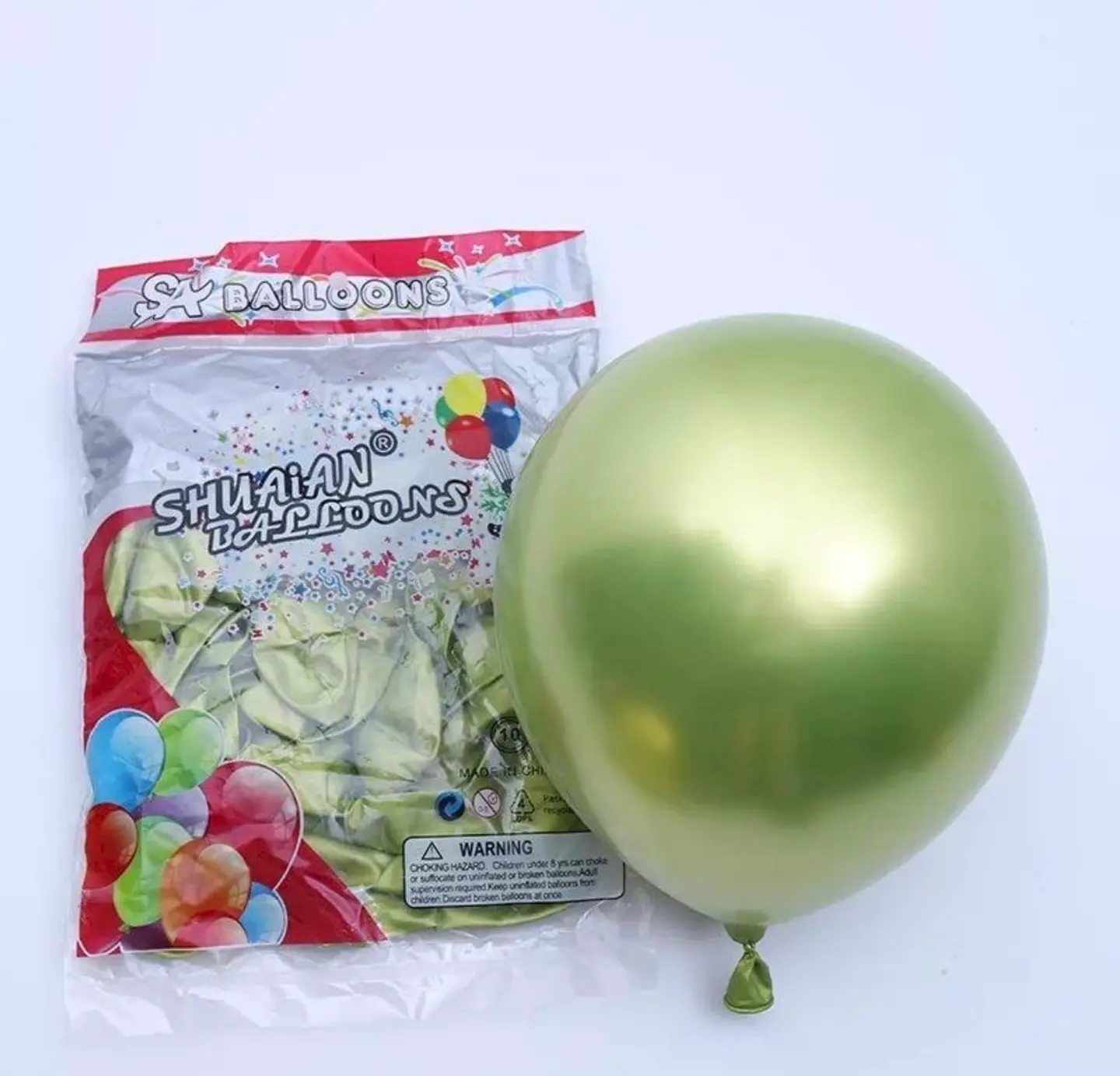 بالون كروم أخضر فاتح