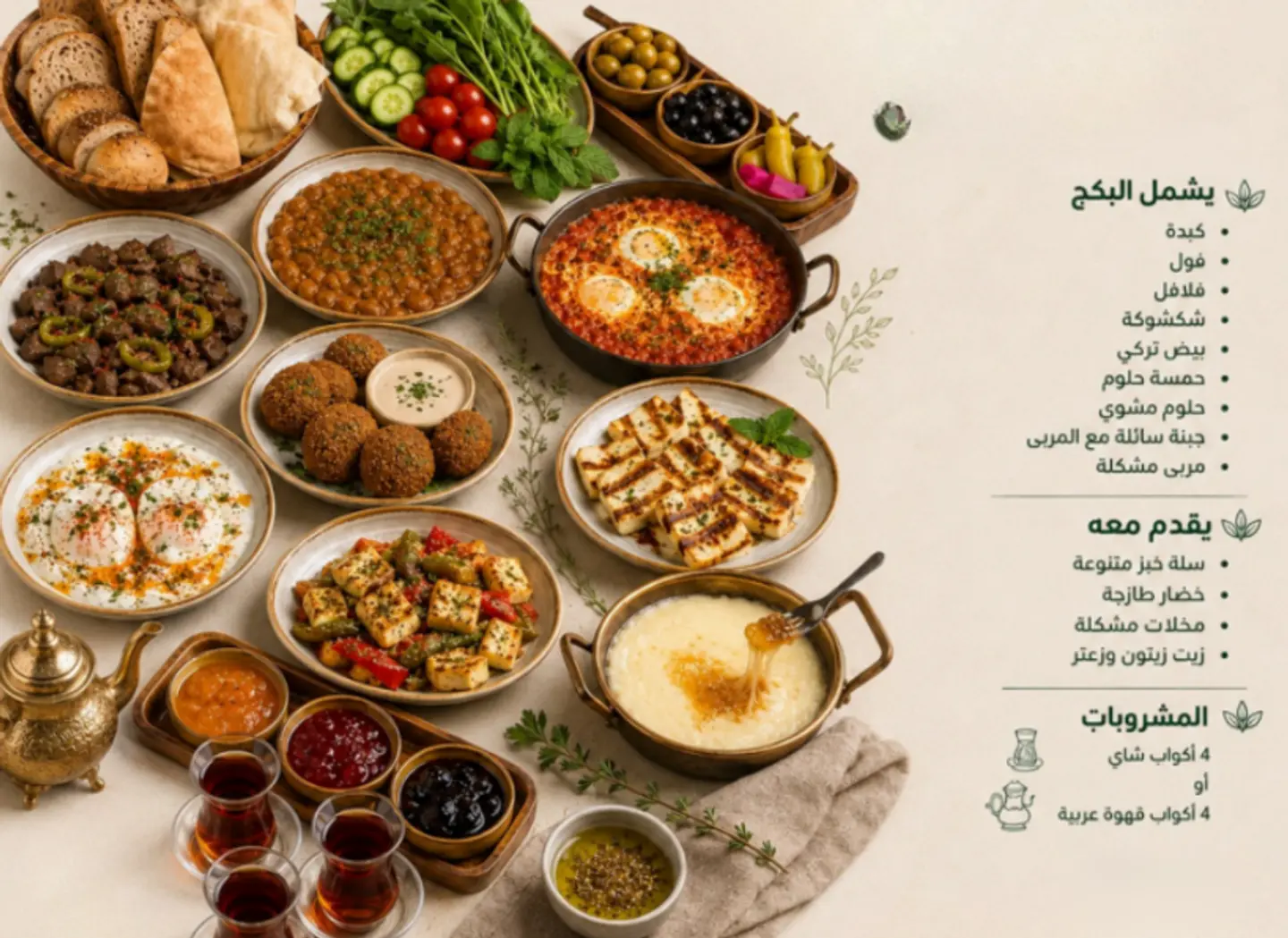 تجمع للإفطار (لـ 4 أشخاص)