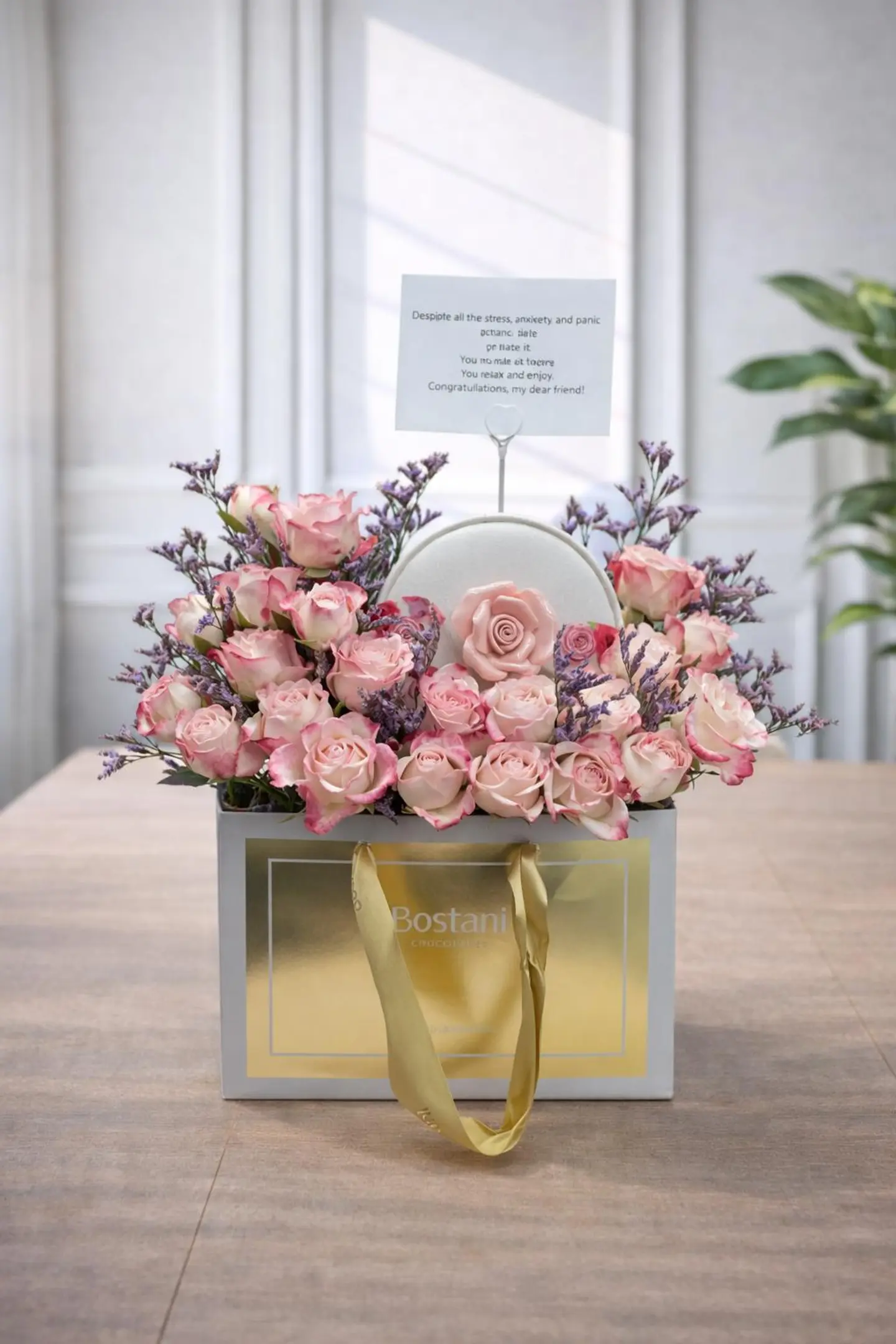 Rose With Bostani Chocolate 1