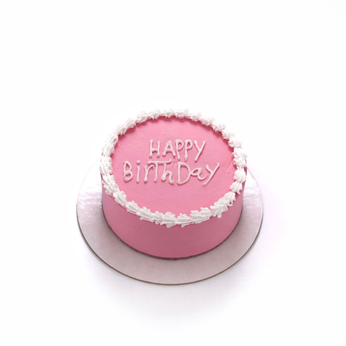 Rose Cake With Custom Writing