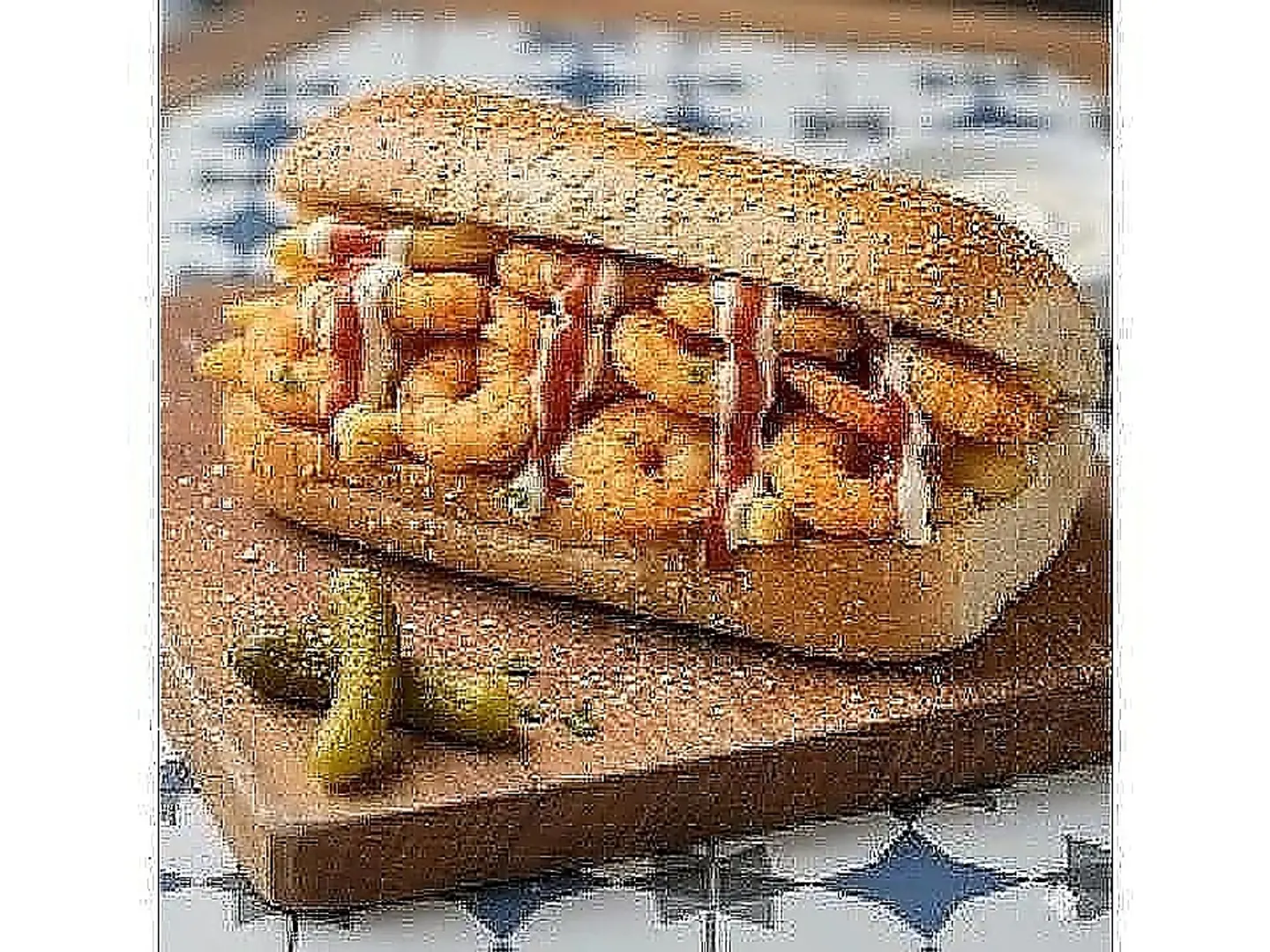 ساندوتش بطاطس جمبري