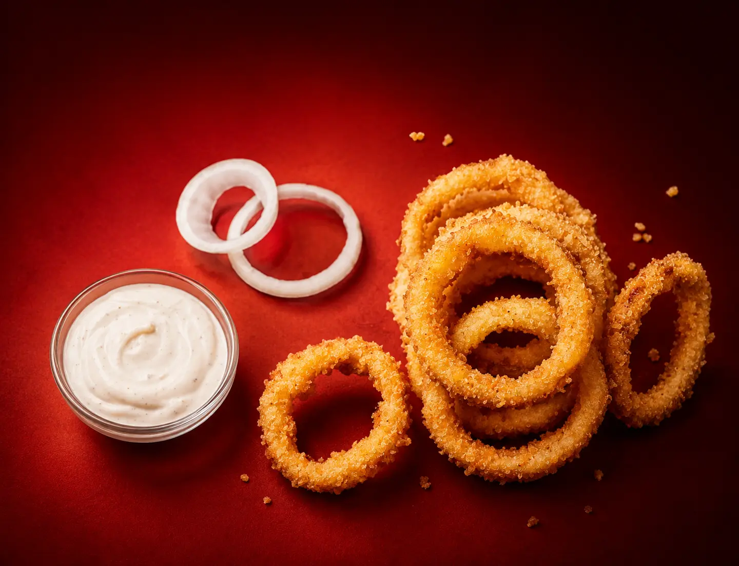 Crispy Onion Rings 5 Pieces
