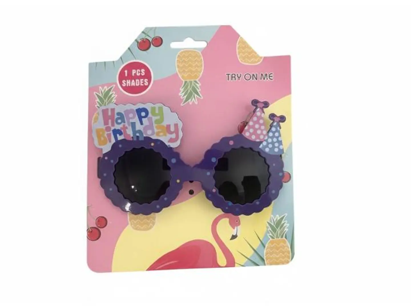 Purple Birthday Glasses