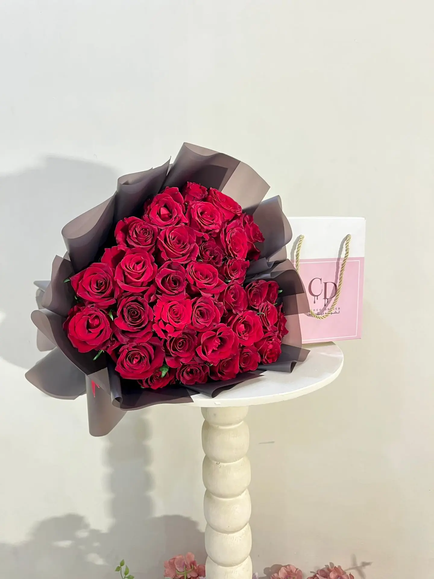 باقه القلب مع الشوكليت