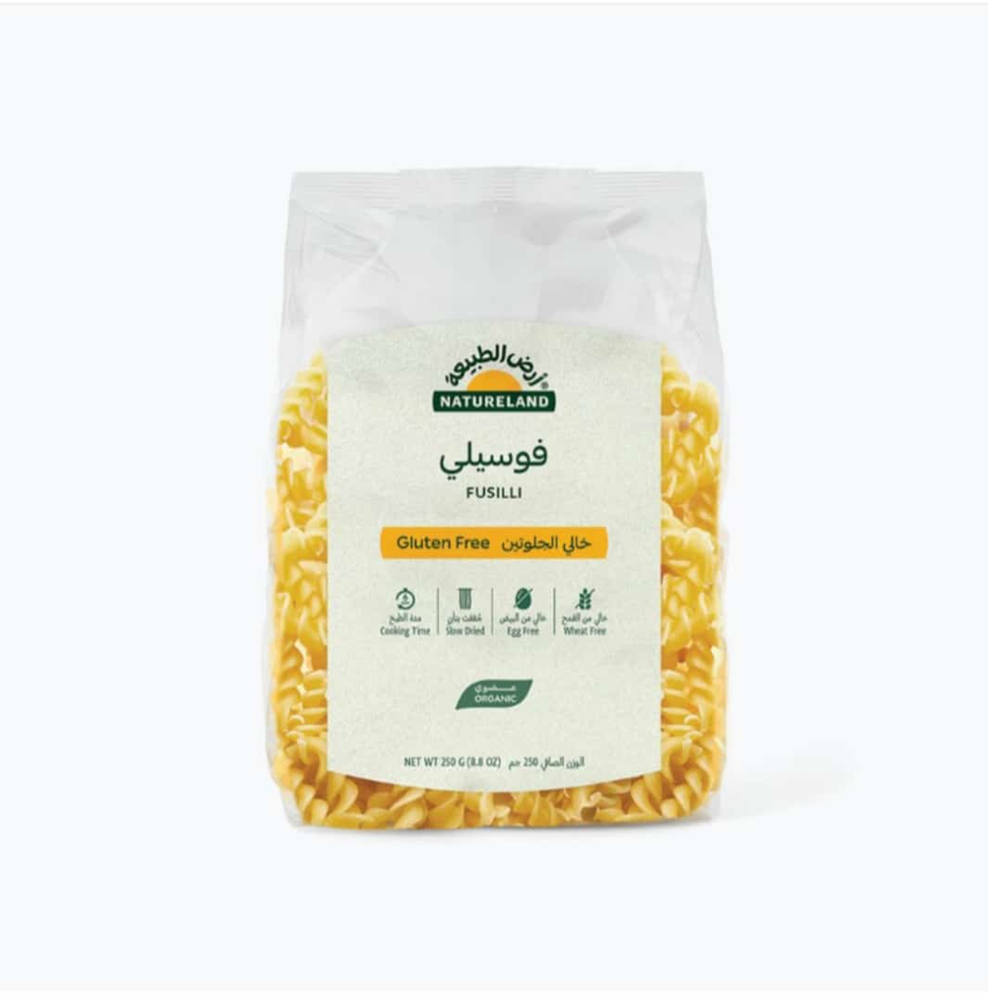 معكرونة فوسيلي ٢٥٠جم خالي الجلوتين عضوي