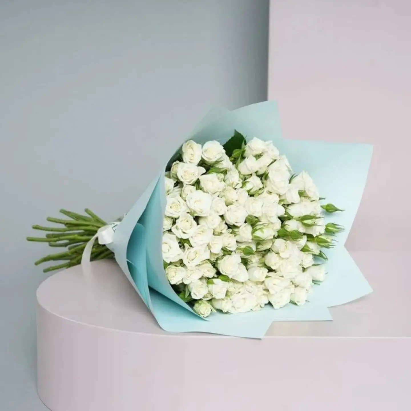 Baby Rose White Bouquet