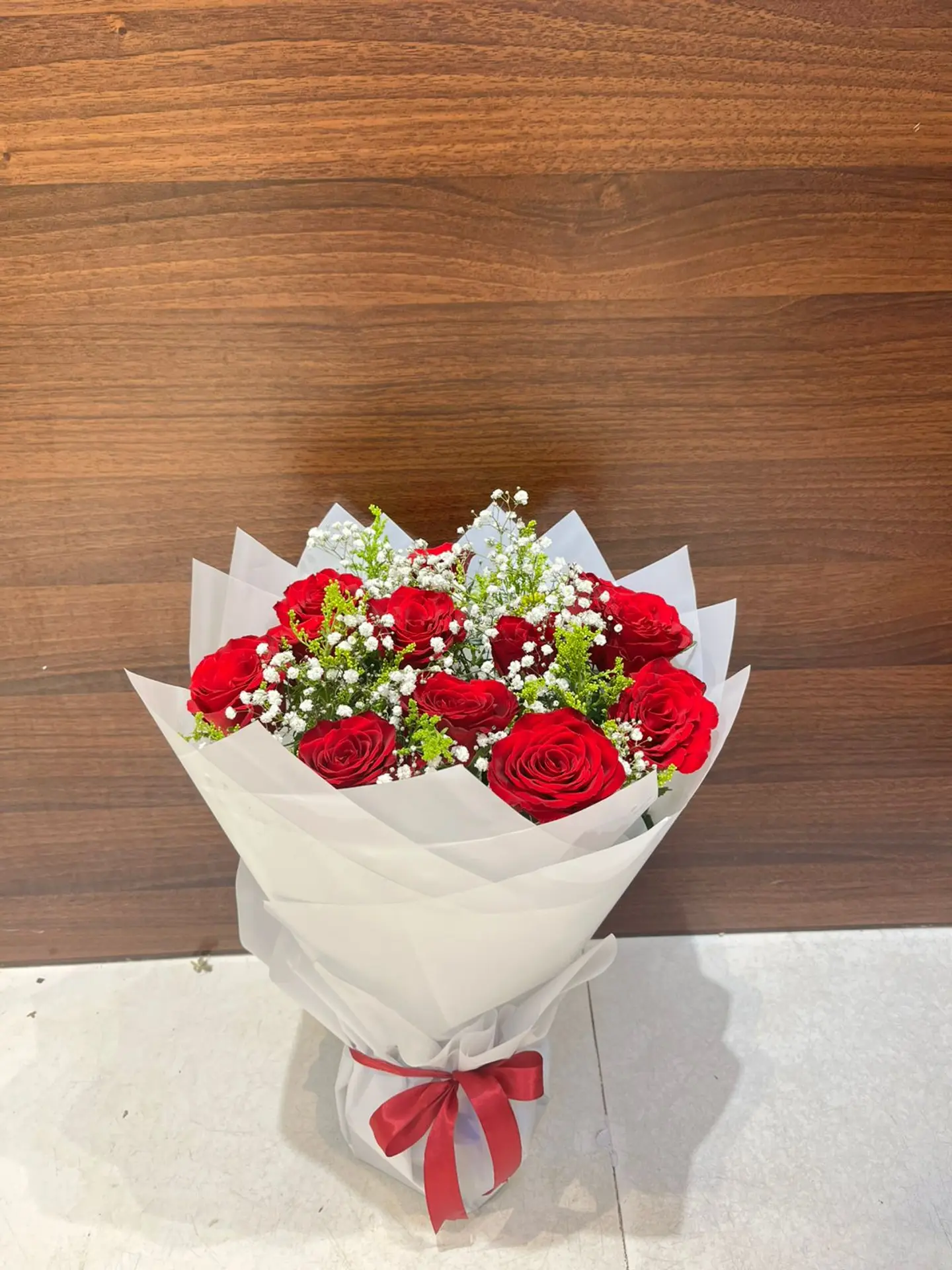 باقه جوري احمر قاعده