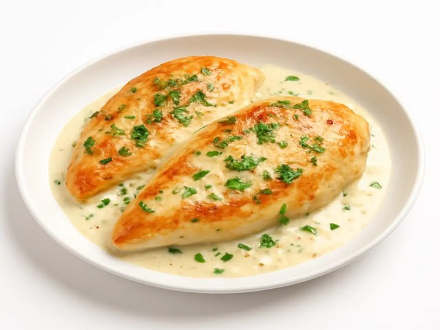 صدور دجاج بالكريمة