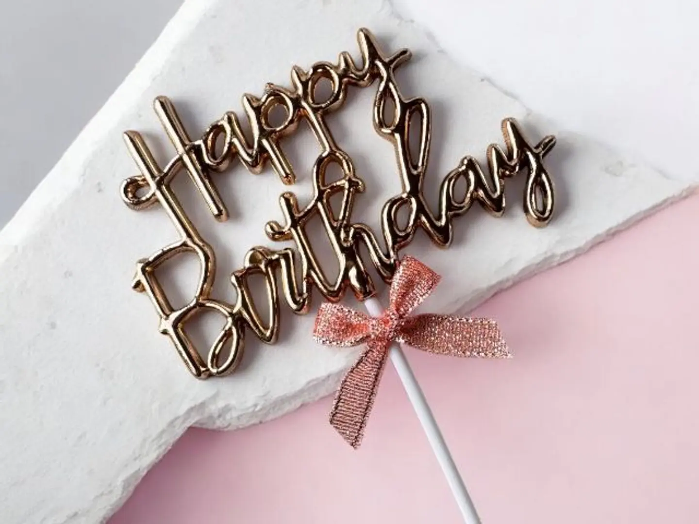 Happy Birthday Acrylic Topper
