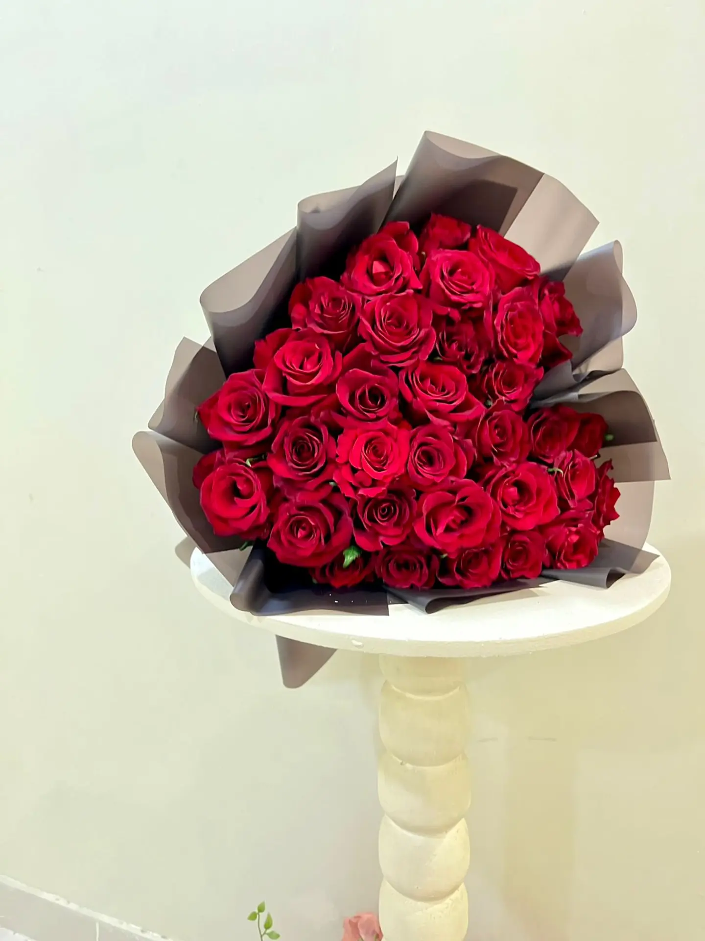 باقه جوري احمر شكل قلب