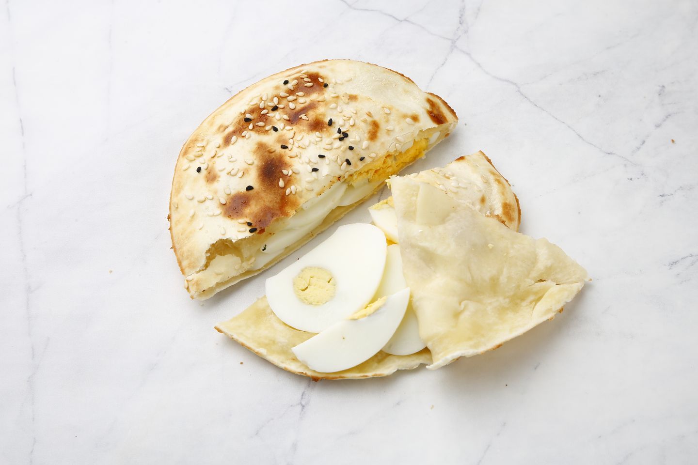 Boiled Egg Pie Sandwich
