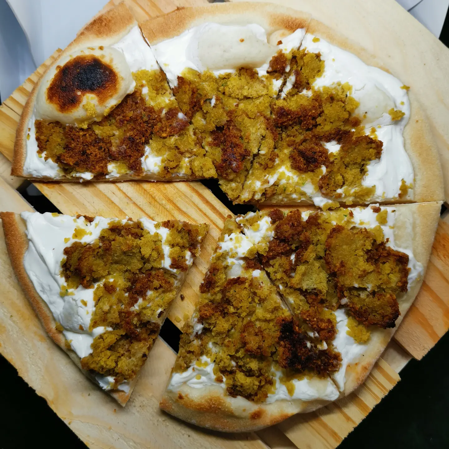 فلافل باللبنة