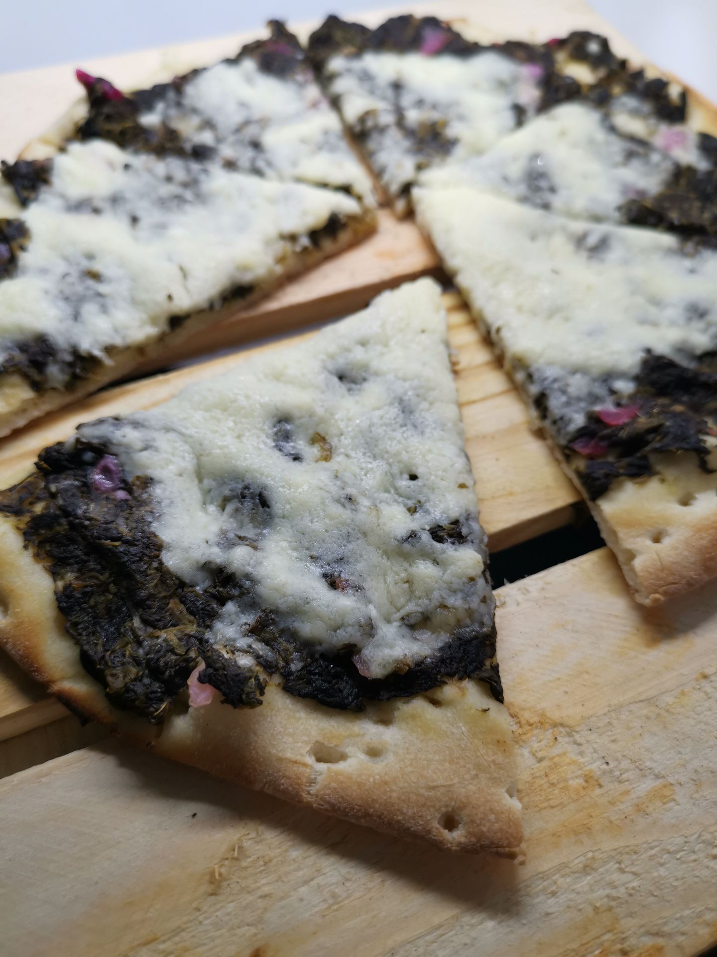 Spinach With Akawi Cheese