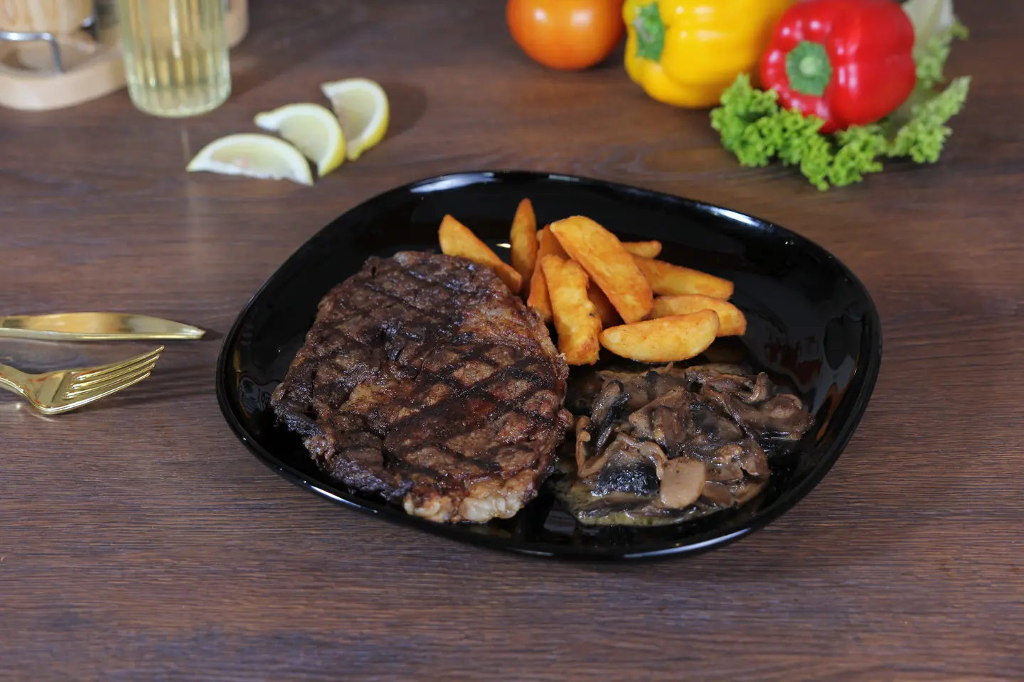 Steak With Lemon And Garlic