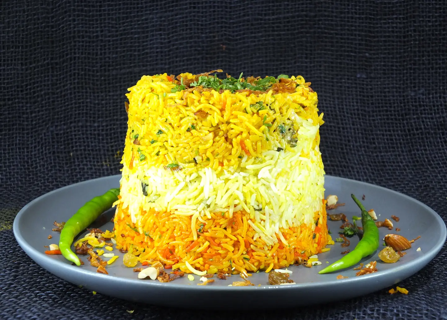 برياني ثلاث طبقات دجاج