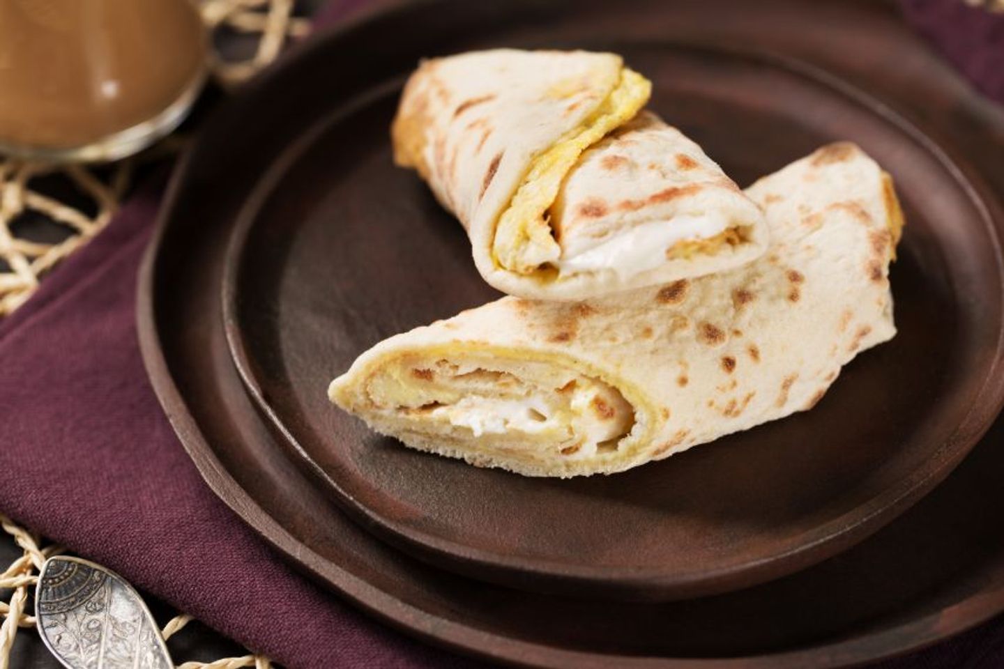 Egg And Cheese Chapati