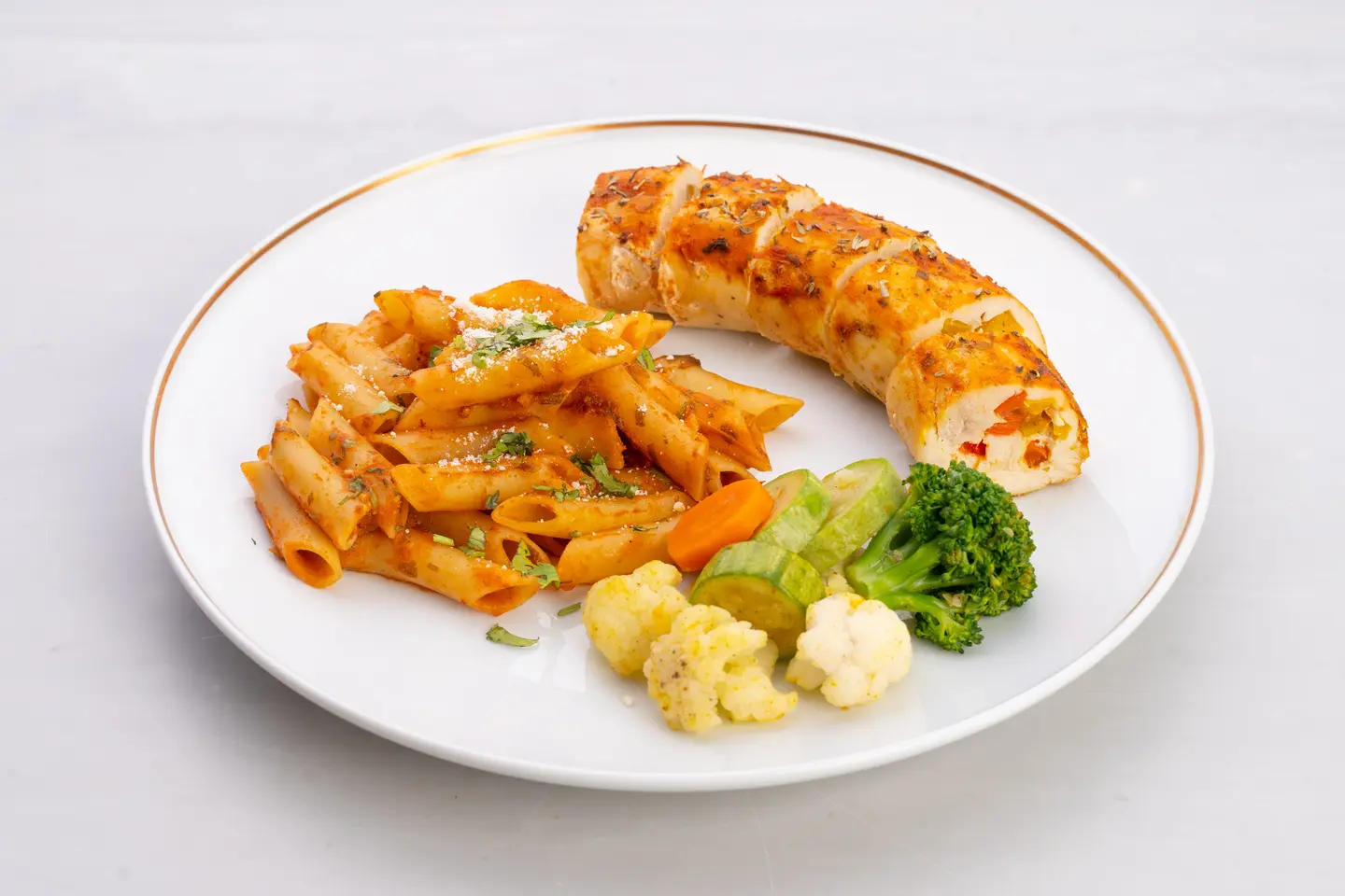 Chicken Cordon Bleu Mushrooms