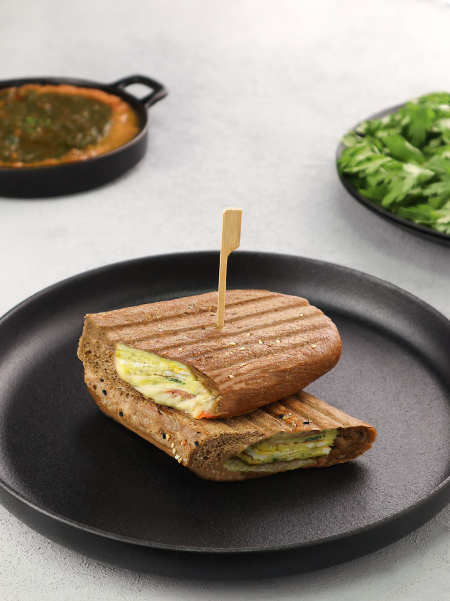 Cheese Omelette Sandwich
