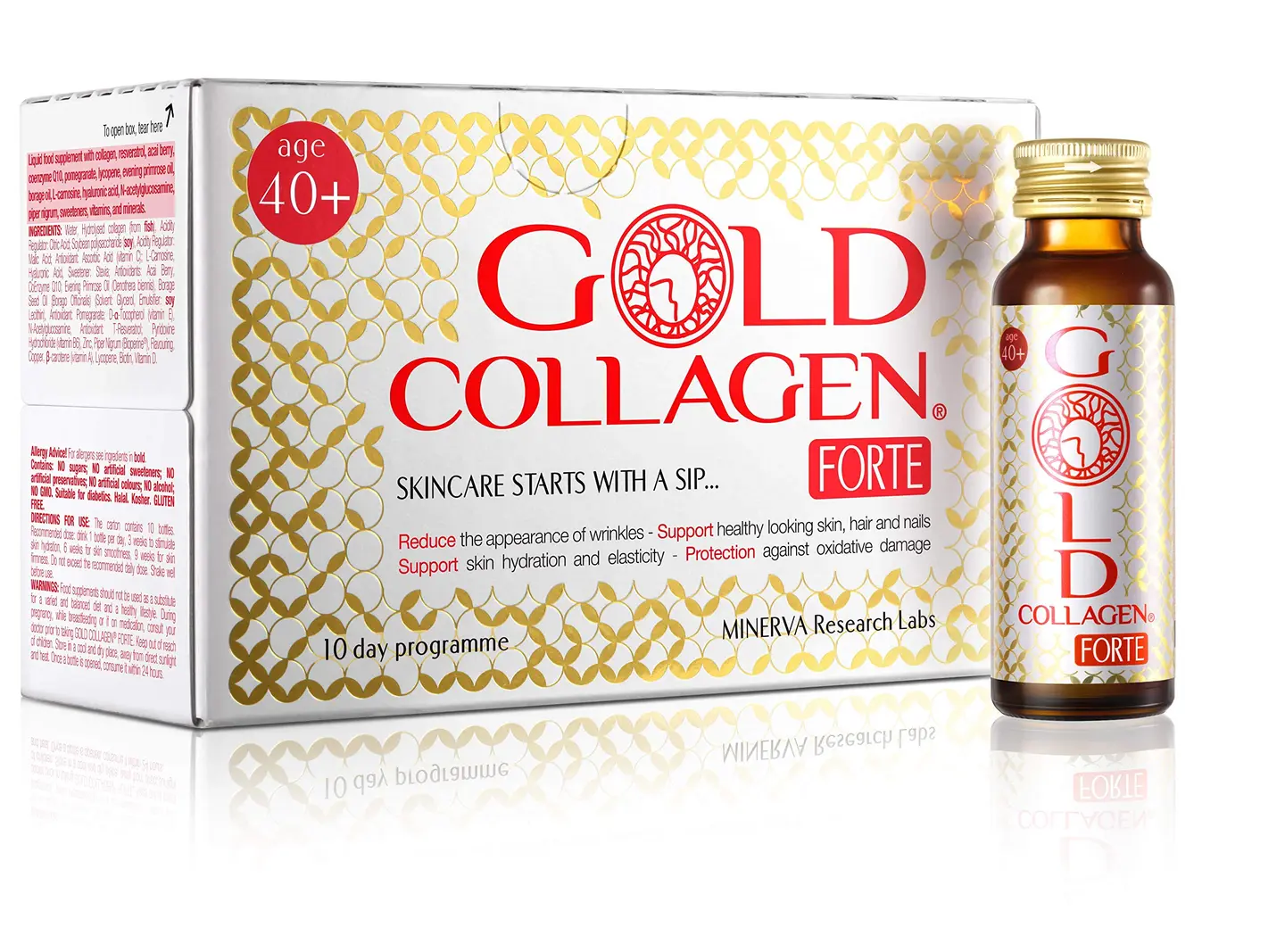 Gold Collagen Fort 10 Bottles X 50 Ml