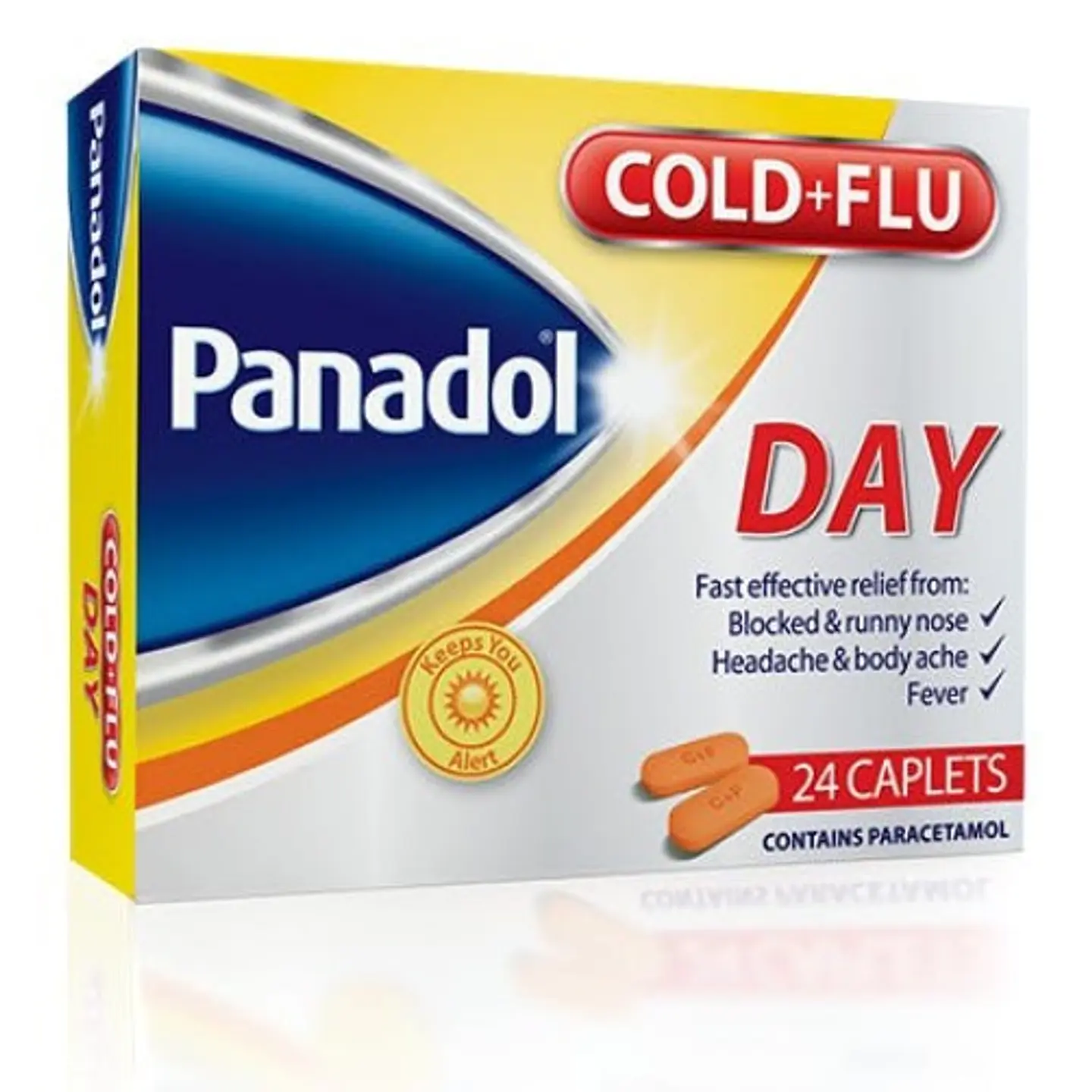 Panadol Cold+Flu Day Tablet Yellow