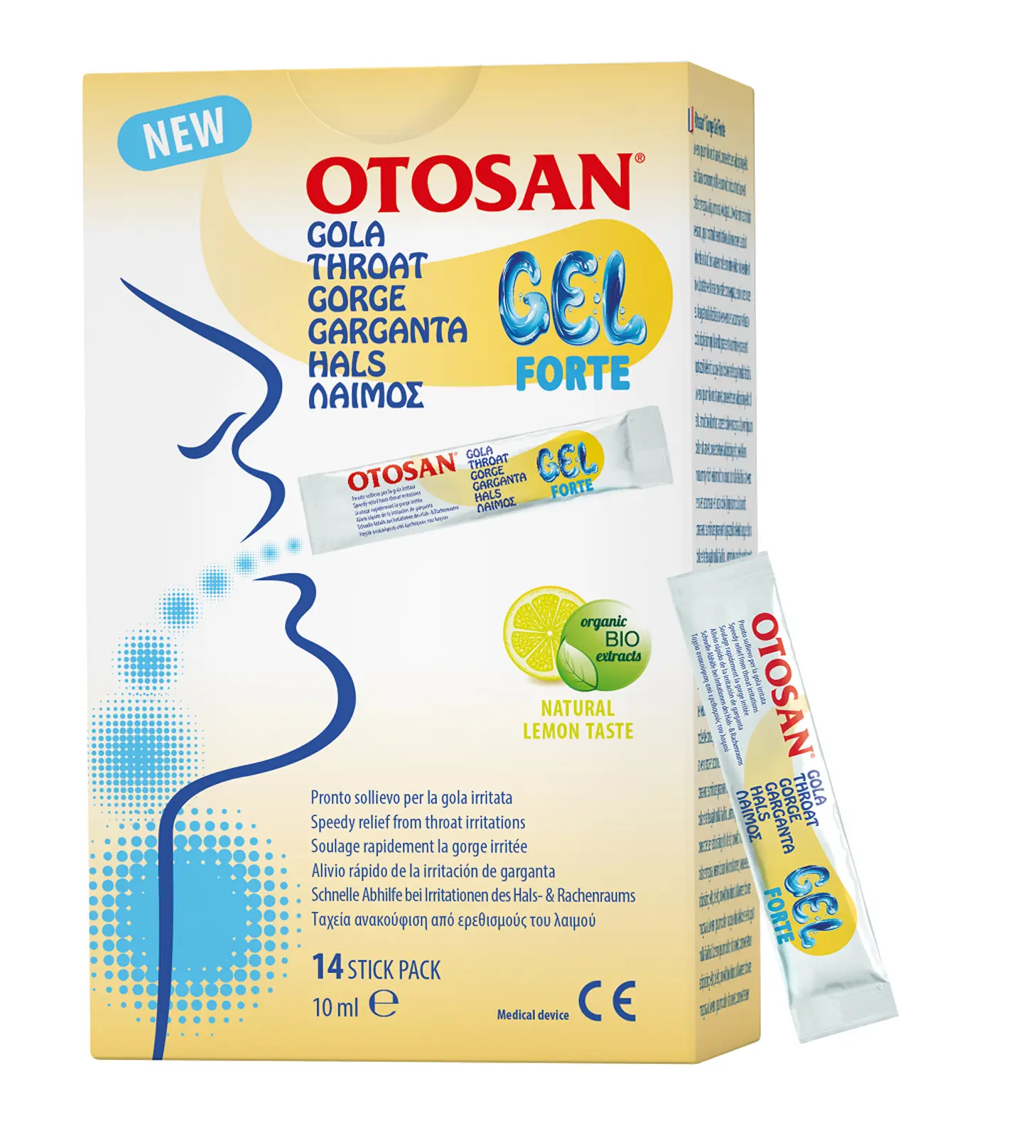 Otosan Throat Gel Forte 14 Sticks