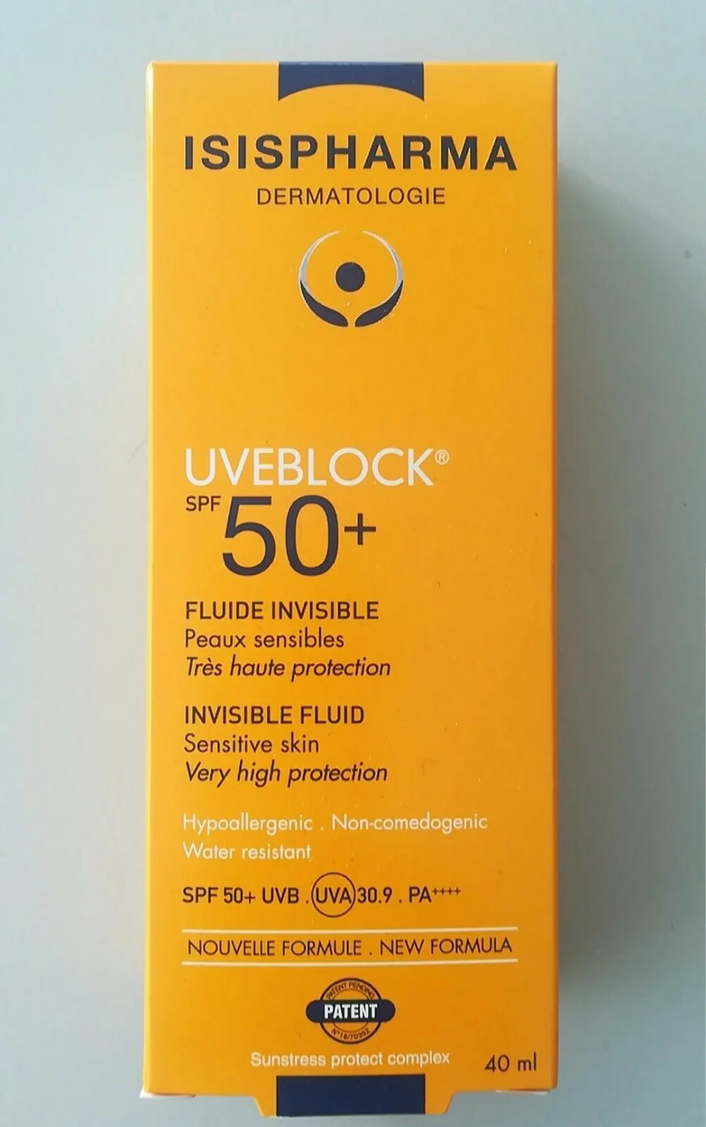 Isis Uv Block Spf 50+ Invis/Fluid