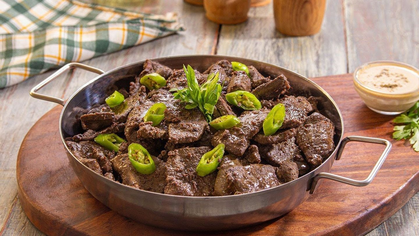 طبق كبده غنم