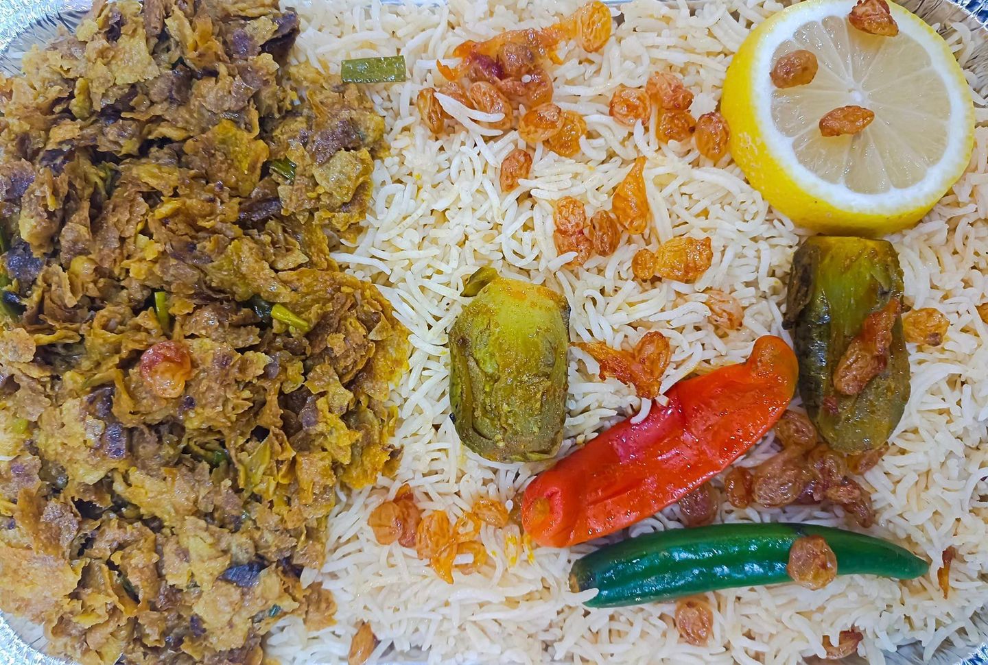 نفر ارز سادة عنبر حائلي