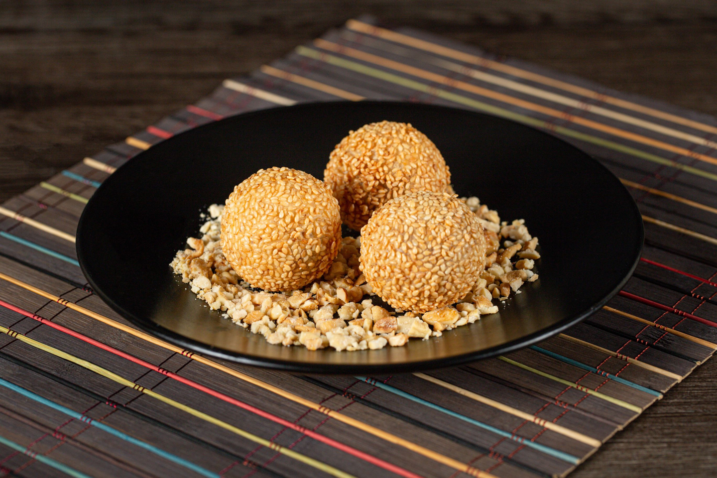 Sesame And Nutella Balls