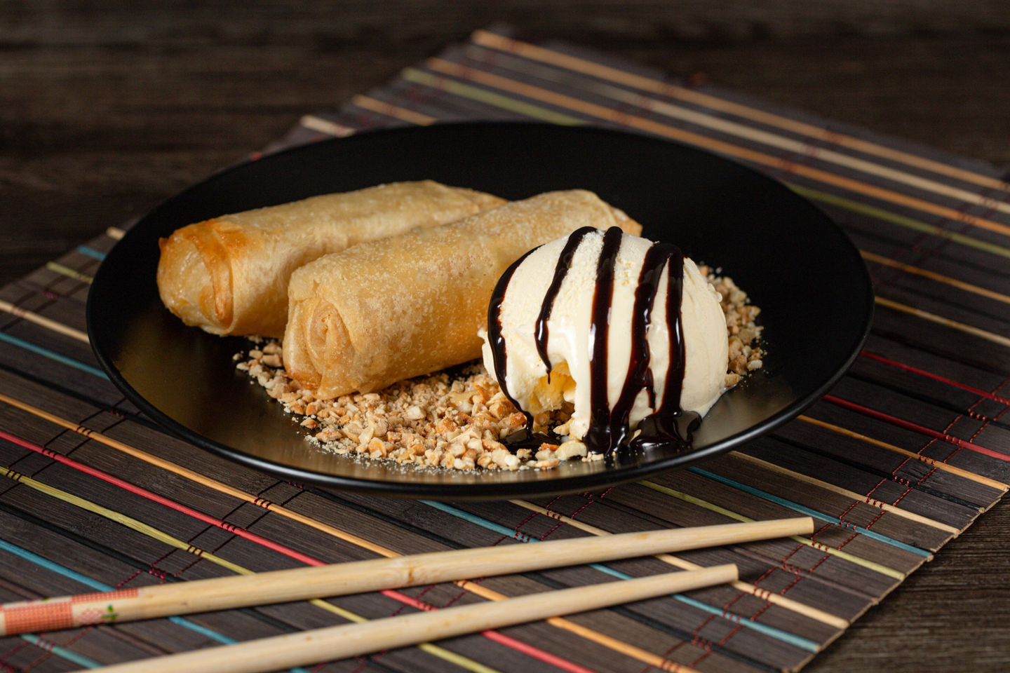 Banana Roll With Ice Cream