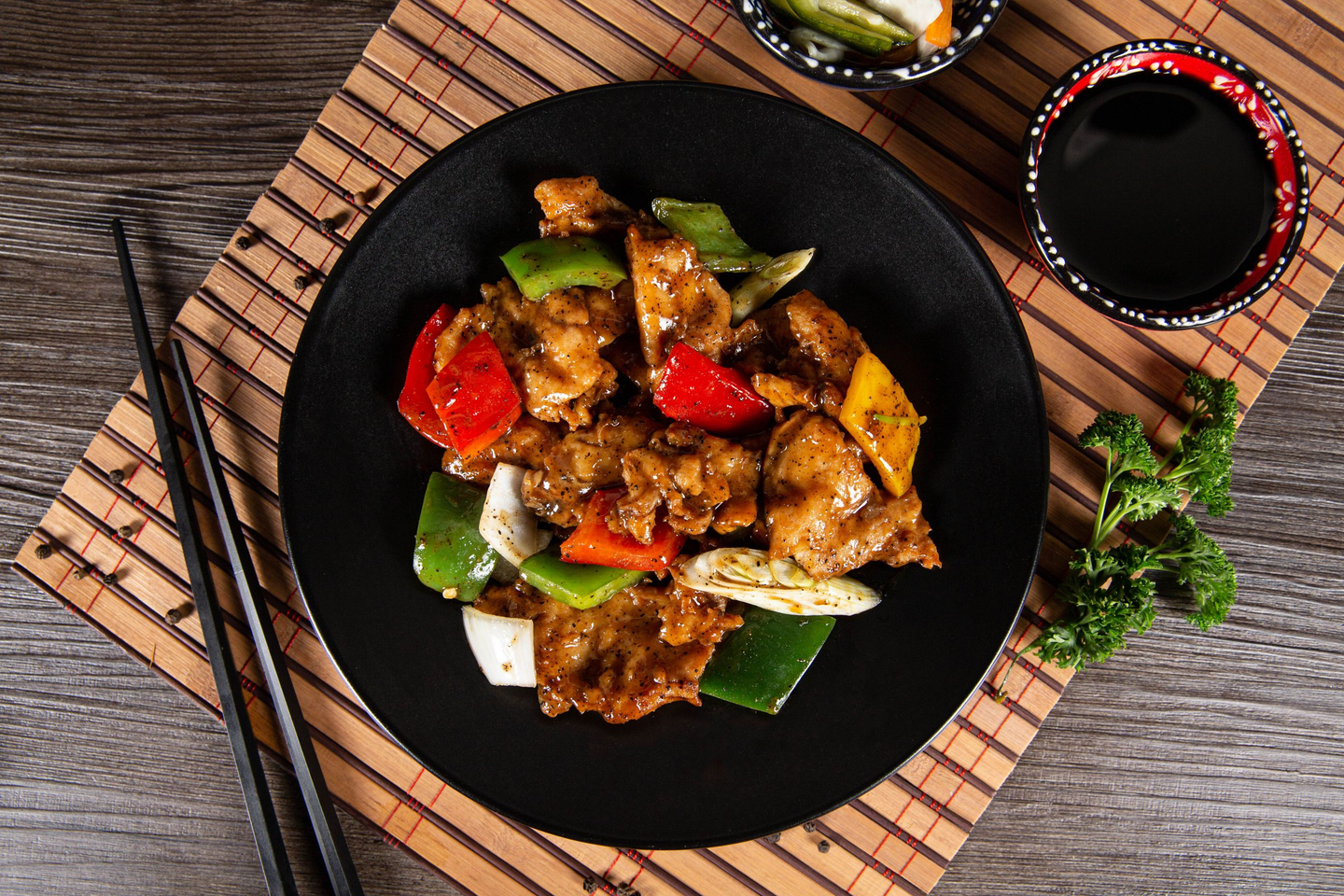 Chicken Black Pepper Sauce