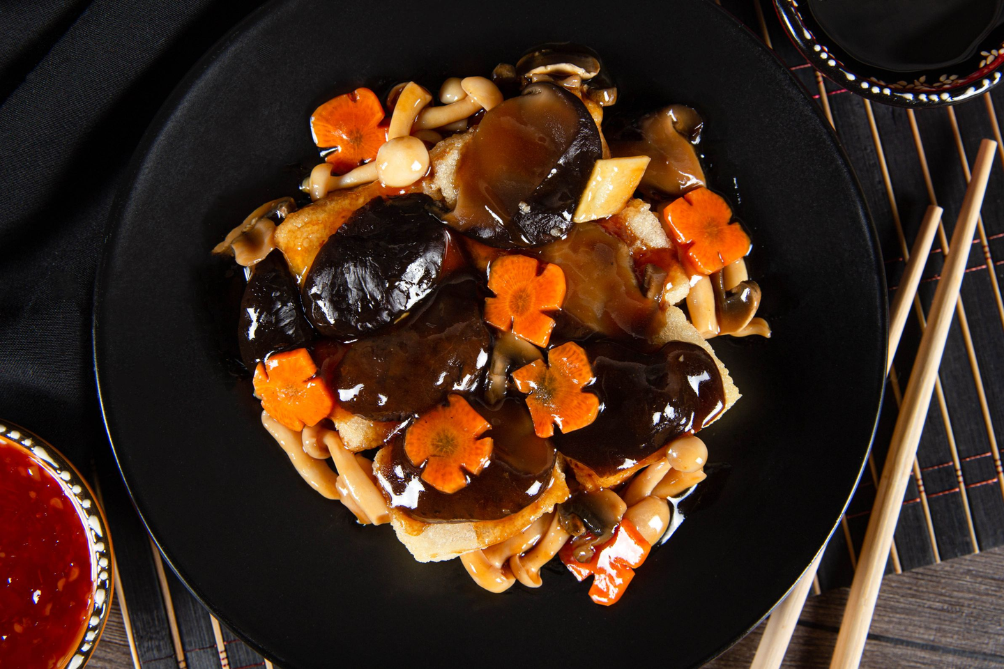 Tofu With Mix Mushroom