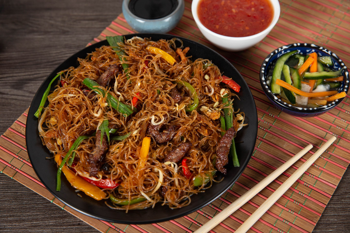 Singaporean Beef Mei Fun