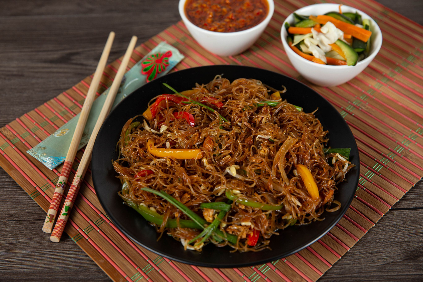 Singaporean Vegetable Mei Fun