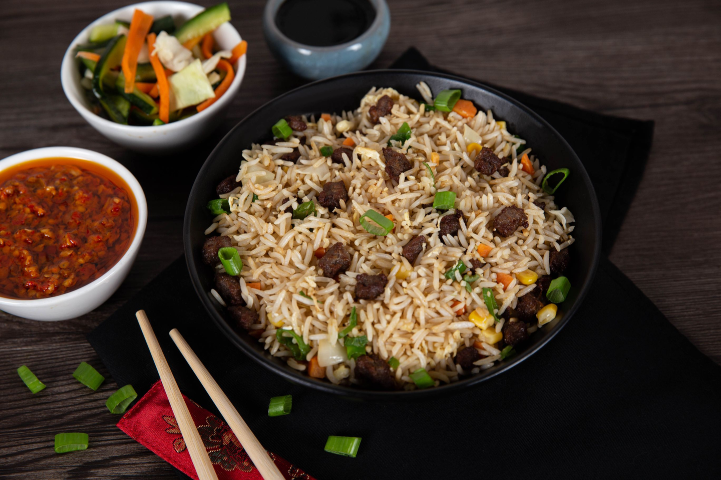 Chinese Fried Beef Rice