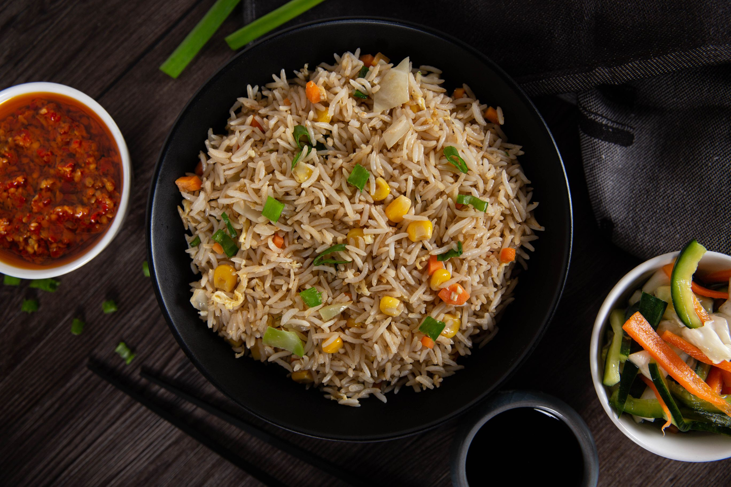 Chinese Fried Vegetables Rice