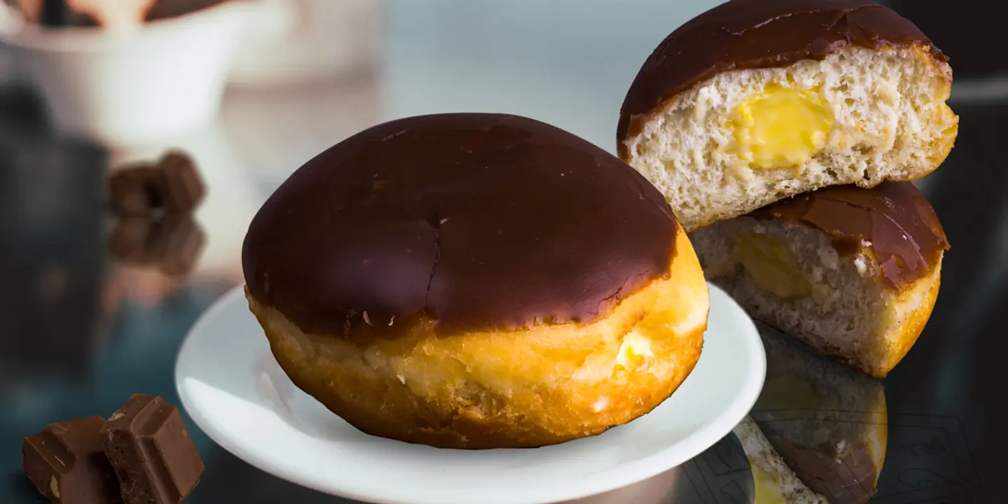 Chocolate Custard Doughnut