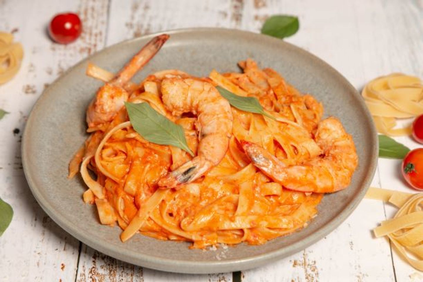 Shrimps Fettuccine