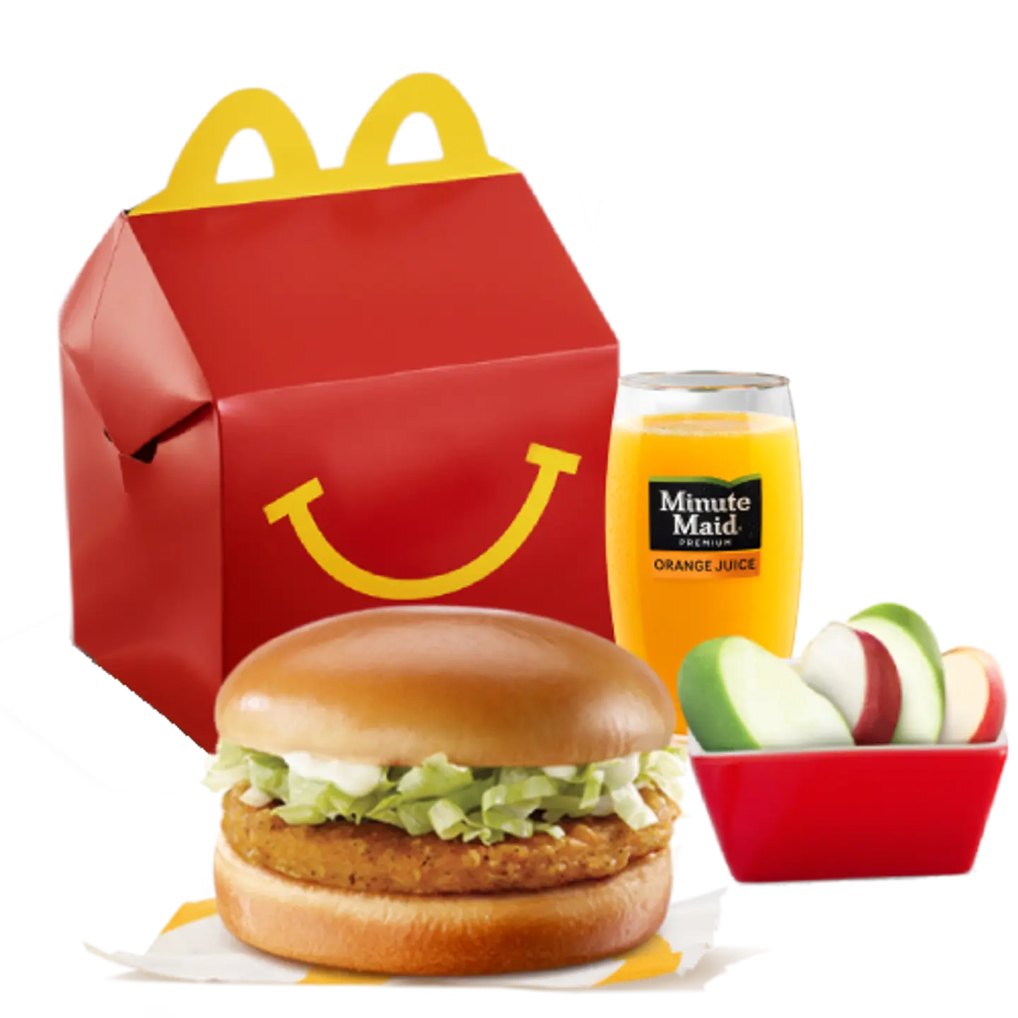 Chickenburger With Apple