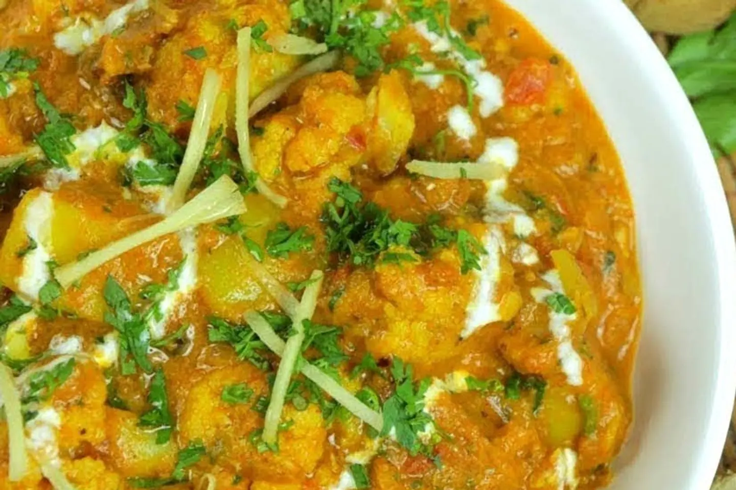 بطاطس مع الزهرة